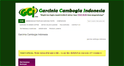 Desktop Screenshot of garciniacambogiaindonesia.com